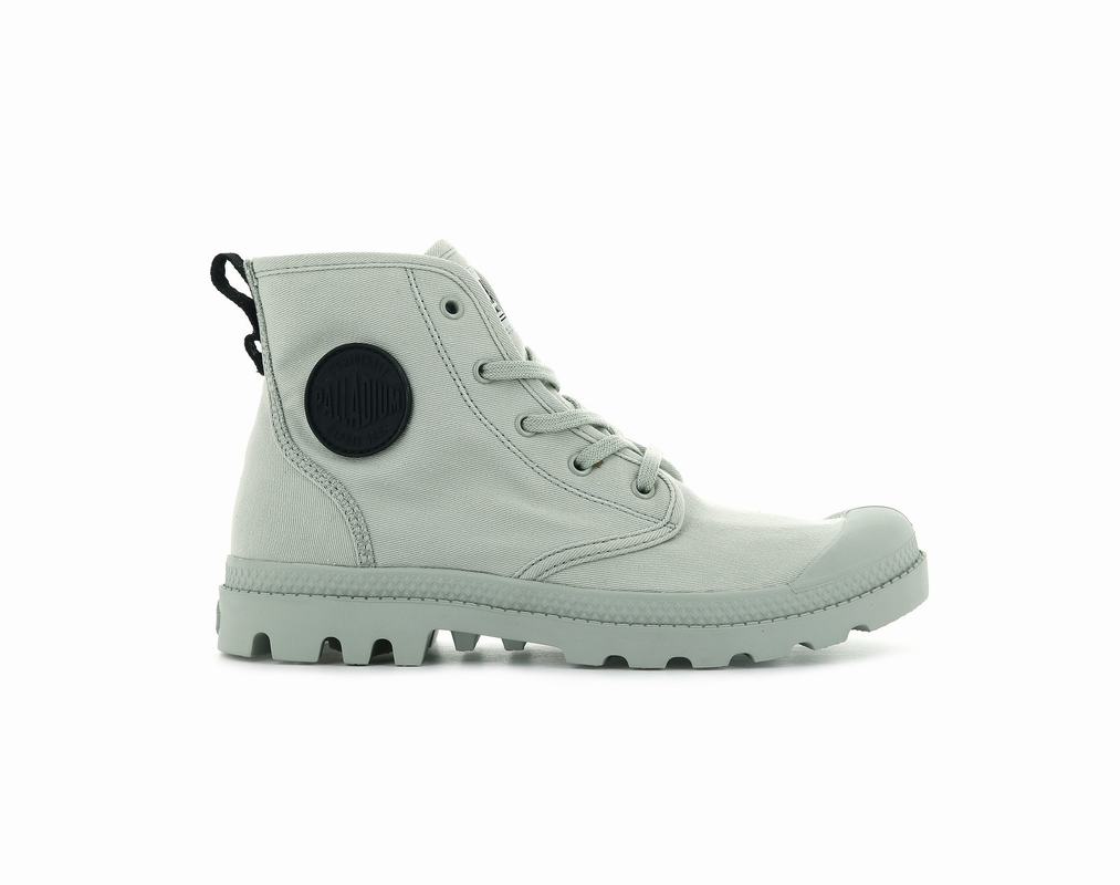 Palladium Pampa Hi Twill Ženske Čizme Maslinasto Zelene ||ML0938147||